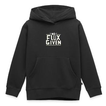 Pas de flux donné 15 - Sweat Premium à capuche enfant bio - noir - Devant - AI Model Kid Male (0cm)