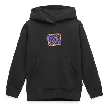 Cadeau pour Baran - Sweat Premium à capuche enfant bio - noir - Devant - AI Model Kid Male (0cm)