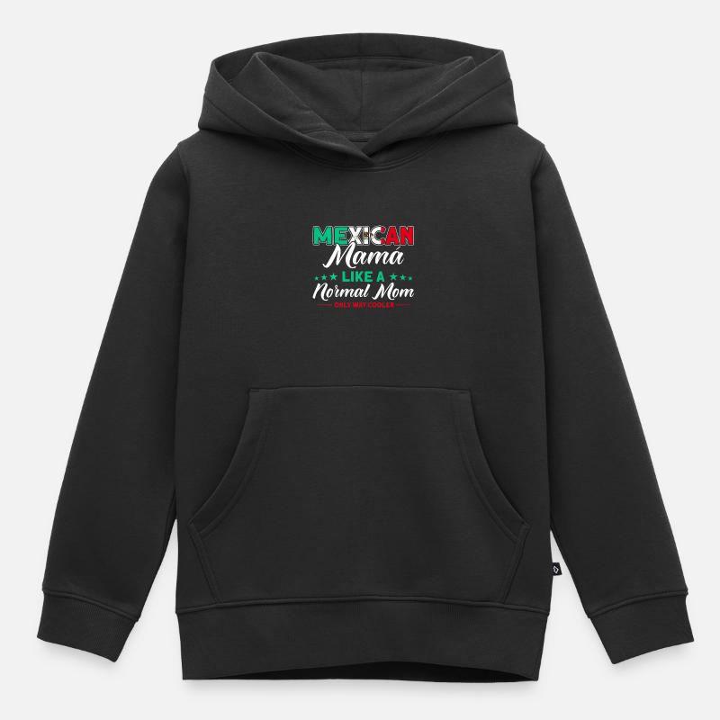 Mexique Mexican Roots Cadeau - Sweat Premium à capuche enfant bio - noir