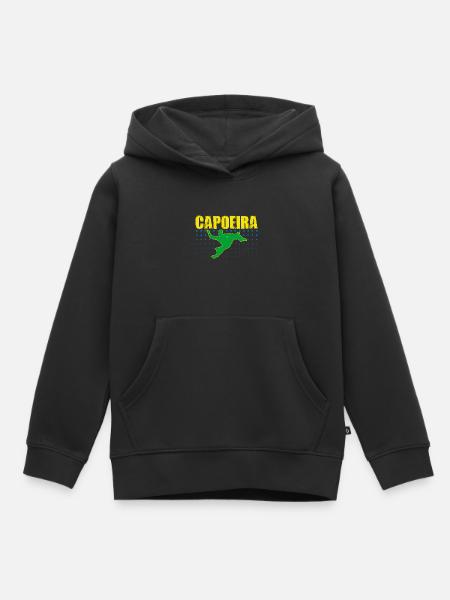 Capoeira - Kinder Premium Organic Hoodie - Schwarz