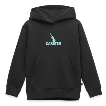 Bratsche Carsten - Kinder Premium Organic Hoodie - Schwarz - Vorne - AI Model Kid Male (0cm)