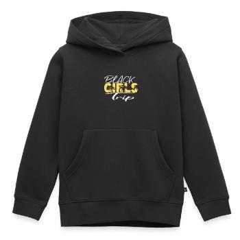 Black Girls Trip - Kinder Premium Organic Hoodie - Schwarz - Vorne - AI Model Kid Male (0cm)