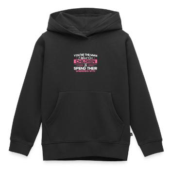 Scheidung Ex Partner Auflösung der Ehe Geschenk - Kinder Premium Organic Hoodie - Schwarz - Vorne - AI Model Kid Male (0cm)