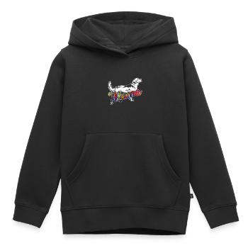 Golden Retriever Golden Retriever Mama - Kids Premium Organic Hoodie - black - Front - AI Model Kid Male (0cm)