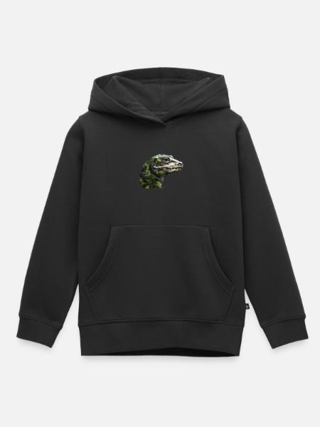 Salamander - Kinder Premium Organic Hoodie - Schwarz
