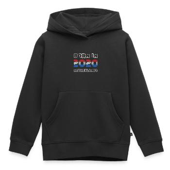 Pays-Bas 2020 - Sweat Premium à capuche enfant bio - noir - Devant - AI Model Kid Male (0cm)