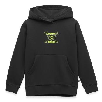Fasching Conrad - Kinder Premium Organic Hoodie - Schwarz - Vorne - AI Model Kid Male (0cm)