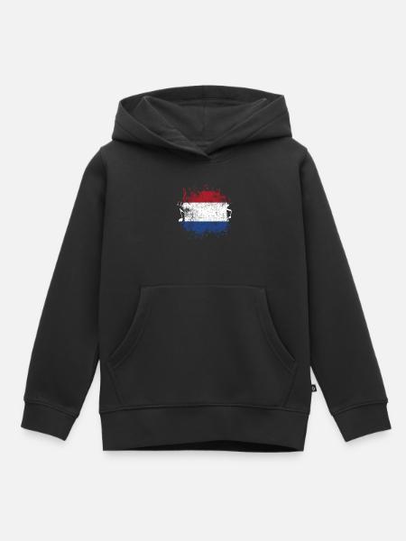Holland Musik - Kinder Premium Organic Hoodie - Schwarz
