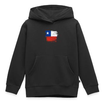 Chili - Sweat Premium à capuche enfant bio - noir - Devant - AI Model Kid Male (0cm)
