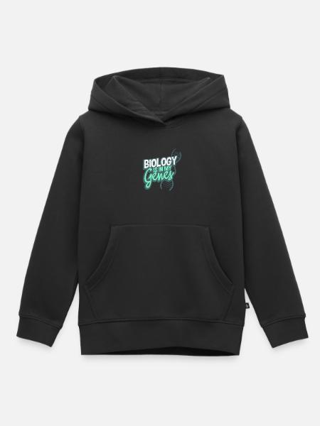 biologie - Kinder Premium hoodie biologisch - zwart