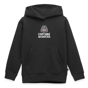 Cupcake Instructor - Kinder Premium Organic Hoodie - Schwarz - Vorne - AI Model Kid Male (0cm)