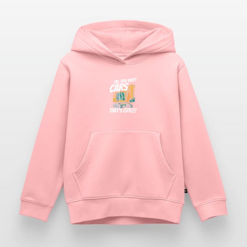 Construction Construction Worker Operator Gift Kids Premium Organic Hoodie
