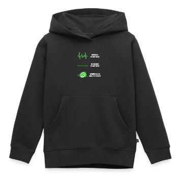 Health Coach Worker Funny Fitness Coach - Kinder Premium Organic Hoodie - Schwarz - Vorne - AI Model Kid Male (0cm)