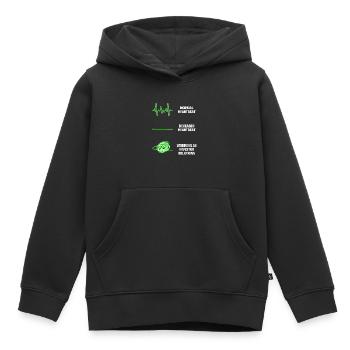Investment Relations Job Stock Market - Kinder Premium Organic Hoodie - Schwarz - Vorne - AI Model Kid Male (0cm)