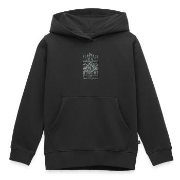Foto, Rückfahrticket, Vergangenheit, Fotograf. - Kinder Premium Organic Hoodie - Schwarz - Vorne - AI Model Kid Male (0cm)