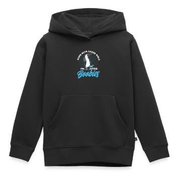 Birdwatcher Seabird Boobie Gift - Kids Premium Organic Hoodie - black - Front - AI Model Kid Male (0cm)