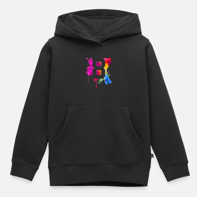 8 ANS 8E ANNIVERSAIRE - Sweat Premium à capuche enfant bio - noir