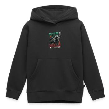 Financial Freedom Actions Investisseur Marché boursier - Sweat Premium à capuche enfant bio - noir - Devant - AI Model Kid Male (0cm)