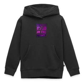 Vater Nummer eins in der Galaxis - Kinder Premium Organic Hoodie - Schwarz - Vorne - AI Model Kid Male (0cm)