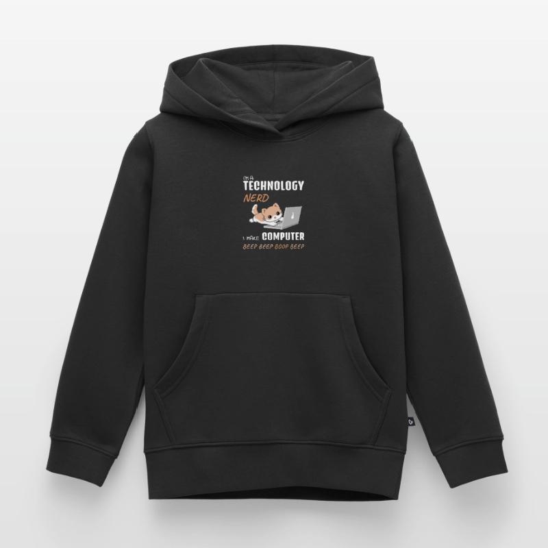 IT Computer Administrator Computerarbeit Geschenk Kinder Premium Organic Hoodie