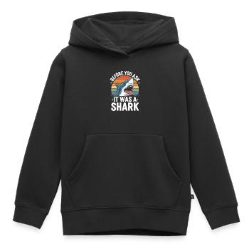 Amputation Behinderung - Kinder Premium Organic Hoodie - Schwarz - Vorne - AI Model Kid Male (0cm)