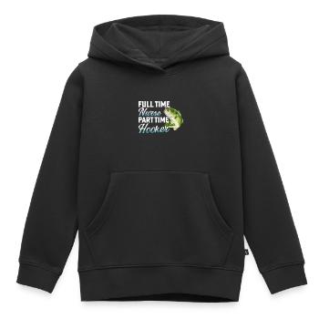 Full Time Nurse Part Time Hook - Kids Premium Organic Hoodie - black - Front - AI Model Kid Male (0cm)