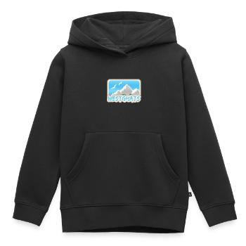 Western Ghats Western Ghats - Kids Premium Organic Hoodie - black - Front - AI Model Kid Male (0cm)