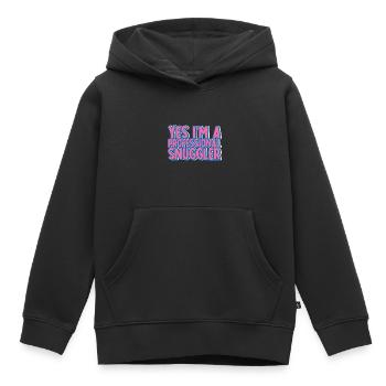 Yes, I'm A Professional Snuggler 2 - Kinder Premium Organic Hoodie - Schwarz - Vorne - AI Model Kid Male (0cm)