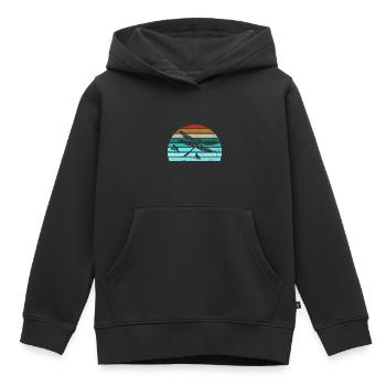 Libellenlibelle Libellen Entomologie - Kinder Premium Organic Hoodie - Schwarz - Vorne - AI Model Kid Male (0cm)