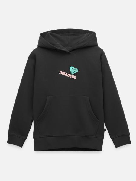 Diamant Amadeus - Kinder Premium Organic Hoodie - Schwarz