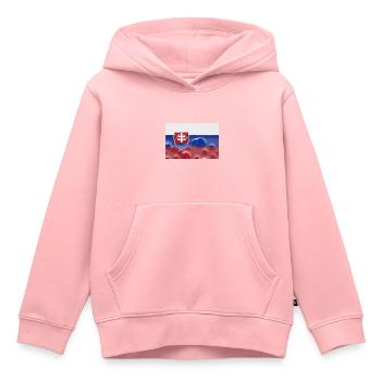 Slowakei Slowakei - Kinder Premium Organic Hoodie - Rosa - Vorne - AI Model Kid Female (0cm)