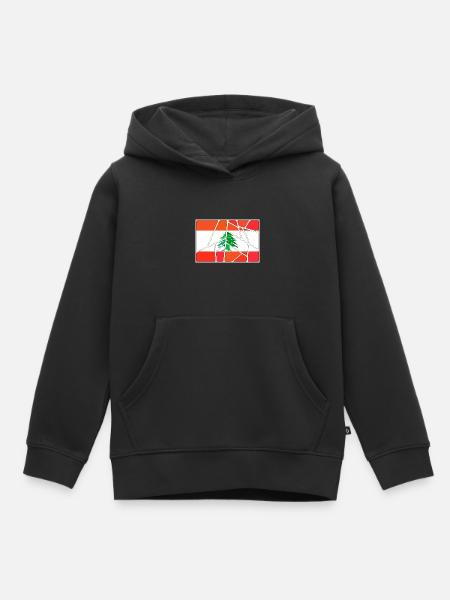 Geschenk für Libanon - Kinder Premium Organic Hoodie - Schwarz