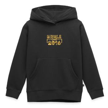 2016 2016 - Kinder Premium Organic Hoodie - Schwarz - Vorne - AI Model Kid Male (0cm)