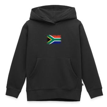L’Afrique du Sud en tant qu’Afrique du Sud - Sweat Premium à capuche enfant bio - noir - Devant - AI Model Kid Male (0cm)
