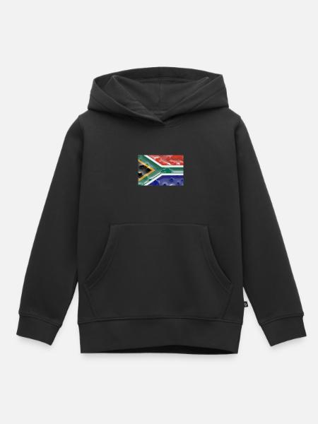 Südafrika Südafrika - Kinder Premium Organic Hoodie - Schwarz