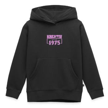 Creative 1975 - Kids Premium Organic Hoodie - black - Front - AI Model Kid Male (0cm)