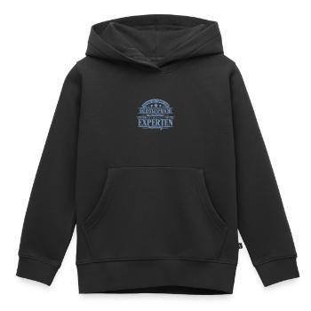 Selbstgespräche führen Kompetente Beratung - Kinder Premium Organic Hoodie - Schwarz - Vorne - AI Model Kid Male (0cm)
