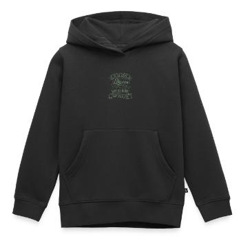 Lehrerin was ist deine Superkraft - Kinder Premium Organic Hoodie - Schwarz - Vorne - AI Model Kid Male (0cm)
