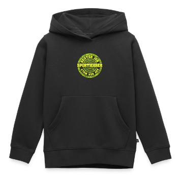 Physical education as a job - Kids Premium Organic Hoodie - black - Front - AI Model Kid Male (0cm)