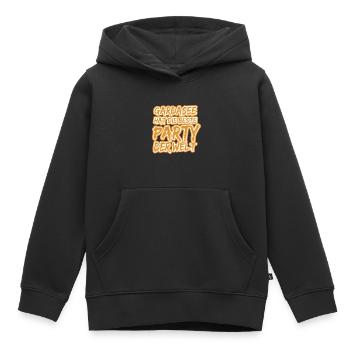 Lac de Garde comme Lac de Garde - Sweat Premium à capuche enfant bio - noir - Devant - AI Model Kid Male (0cm)