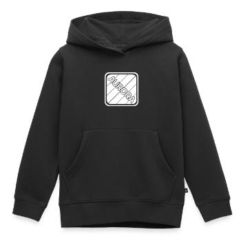 Maedchenname Aurora - Kinder Premium Organic Hoodie - Schwarz - Vorne - AI Model Kid Male (0cm)