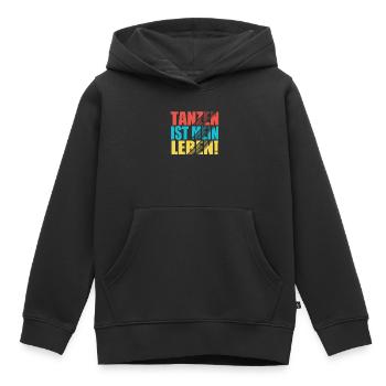 Tanzen ist mein Leben! - Kinder Premium Organic Hoodie - Schwarz - Vorne - AI Model Kid Male (0cm)