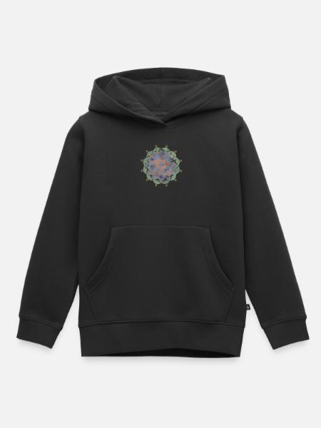 Yoga - Kinder Premium Organic Hoodie - Schwarz
