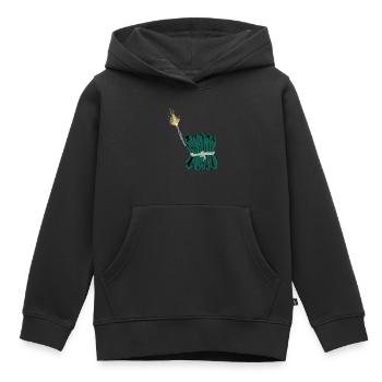 Pétard feux d'artifice Saint-Sylvestre - Sweat Premium à capuche enfant bio - noir - Devant - AI Model Kid Male (0cm)