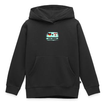 Allemagne et Liban 100 % Genial / Cadeau - Sweat Premium à capuche enfant bio - noir - Devant - AI Model Kid Male (0cm)