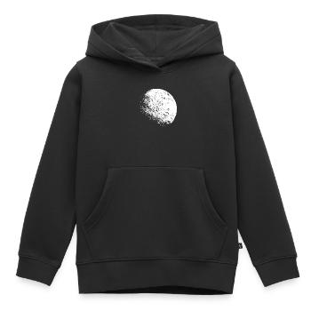 Moon night - Kids Premium Organic Hoodie - black - Front - AI Model Kid Male (0cm)