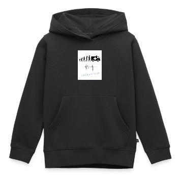 Evolution im Rettungsdienst - Kinder Premium Organic Hoodie - Schwarz - Vorne - AI Model Kid Male (0cm)