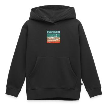 Fachabitur Fachabi Schulabschluss Geschenk - Kinder Premium Organic Hoodie - Schwarz - Vorne - AI Model Kid Male (0cm)