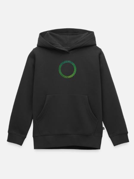 Celtic Knot - Kinder Premium Organic Hoodie - Schwarz