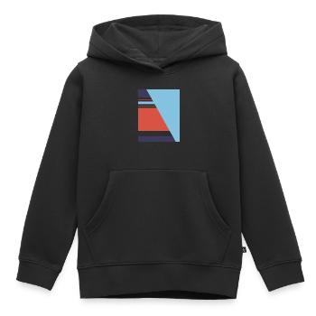England 1990 Football - Kids Premium Organic Hoodie - black - Front - AI Model Kid Male (0cm)